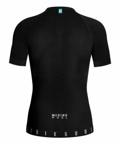 Maillot De Corps Gobik Winter Merino Manche Courte Noir 2023 -Vélos Urbains Magasin de vente c a m i s e t a m e r i n o h o m b r e m a n g a c o r t a 02 copie 700x700 1