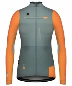 Maillot Manche Longue Gobik Cobble Nectarine Femme -Vélos Urbains Magasin de vente maillot cobble nectarine mujer sparrow cold season 22 gobik 1 700x 700x700 4