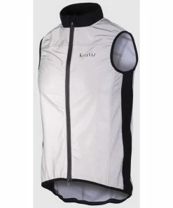 Giant Gilet Coupe-Vent WOWOW Stelvio 2.0 Réfléchissant Noir / Blanc
